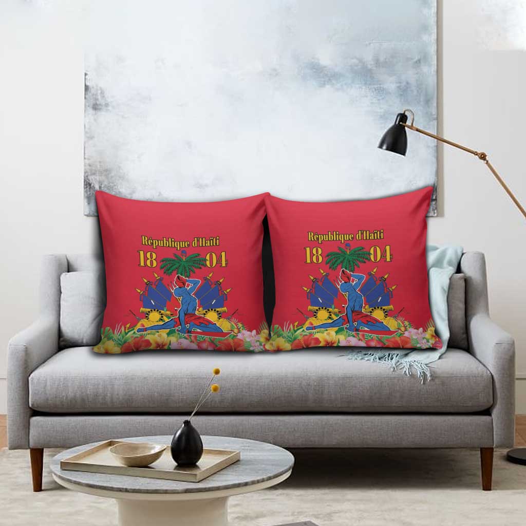Afro-Haitians Independence Day Pillow Cover Le Marron Inconnu Unity Makes Strength