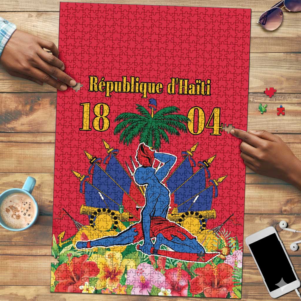 Afro-Haitians Independence Day Puzzle Le Marron Inconnu Unity Makes Strength