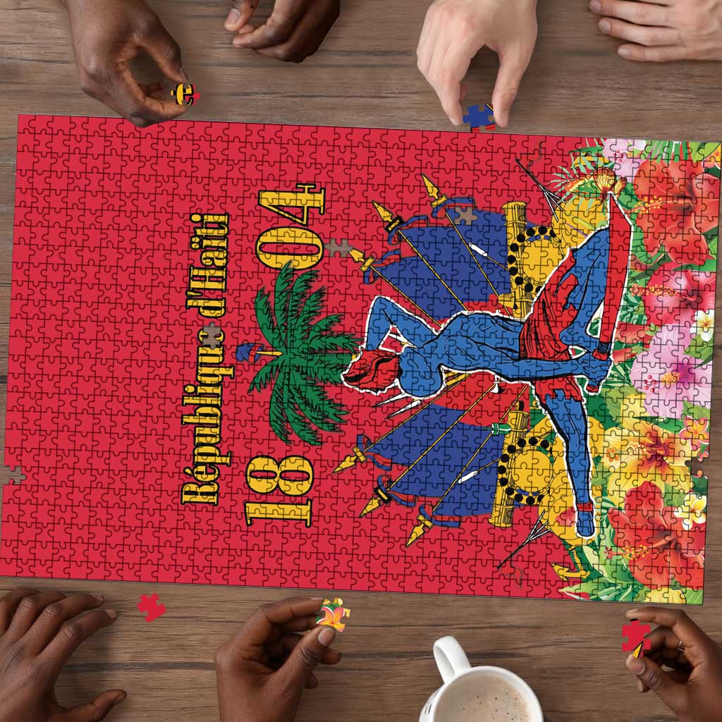 Afro-Haitians Independence Day Puzzle Le Marron Inconnu Unity Makes Strength