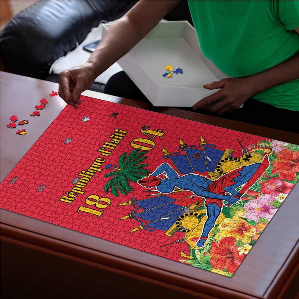 Afro-Haitians Independence Day Puzzle Le Marron Inconnu Unity Makes Strength