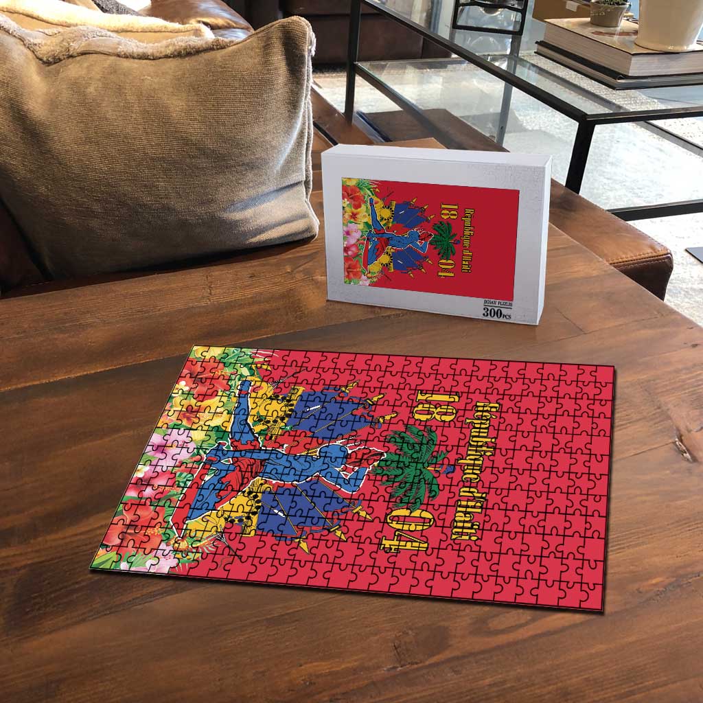 Afro-Haitians Independence Day Puzzle Le Marron Inconnu Unity Makes Strength