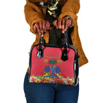 Afro-Haitians Independence Day Shoulder Handbag Le Marron Inconnu Unity Makes Strength - African Pride