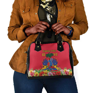 Afro-Haitians Independence Day Shoulder Handbag Le Marron Inconnu Unity Makes Strength - African Pride