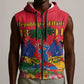 Afro-Haitians Independence Day Sleeveless Zip Hoodie Le Marron Inconnu Unity Makes Strength - African Pride