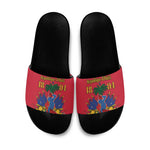 Afro-Haitians Independence Day Slide Sandals Le Marron Inconnu Unity Makes Strength