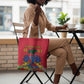 Afro-Haitians Independence Day Tote Bag Le Marron Inconnu Unity Makes Strength