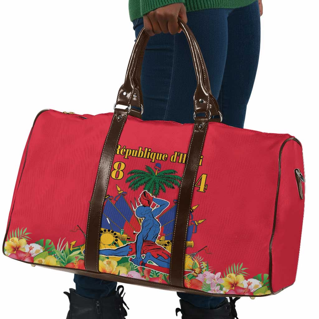 Afro-Haitians Independence Day Travel Bag Le Marron Inconnu Unity Makes Strength