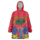 Afro-Haitians Independence Day Wearable Blanket Hoodie Le Marron Inconnu Unity Makes Strength - African Pride