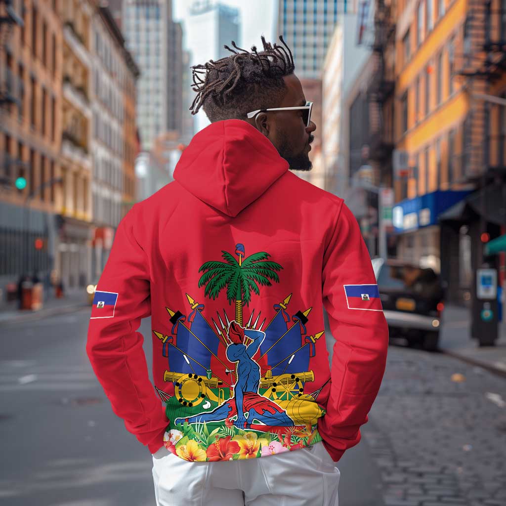 Afro-Haitians Independence Day Zip Hoodie Le Marron Inconnu Unity Makes Strength - African Pride