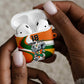Custom Ivory Coast Football AirPods Case Les Elephants Mascot - African Pride