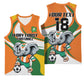 Custom Ivory Coast Football Basketball Jersey Les Elephants Mascot - African Pride