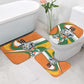 Custom Ivory Coast Football Bathroom Set Les Elephants Mascot - African Pride
