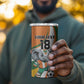 Custom Ivory Coast Football 4 in 1 Can Cooler Tumbler Les Elephants Mascot - African Pride