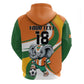 Custom Ivory Coast Football Hoodie Les Elephants Mascot - African Pride