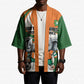 Custom Ivory Coast Football Kimono Les Elephants Mascot - African Pride