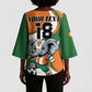 Custom Ivory Coast Football Kimono Sleeve Blouse Les Elephants Mascot - African Pride