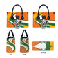 Custom Ivory Coast Football Leather Bag Les Elephants Mascot - African Pride