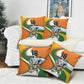 Custom Ivory Coast Football Pillow Cover Les Elephants Mascot - African Pride