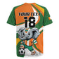 Custom Ivory Coast Football Rugby Jersey Les Elephants Mascot LT18