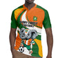Custom Ivory Coast Football Rugby Jersey Les Elephants Mascot LT18