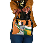 Custom Ivory Coast Football Shoulder Handbag Les Elephants Mascot - African Pride