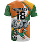 Custom Ivory Coast Football T shirt Les Elephants Mascot LT18