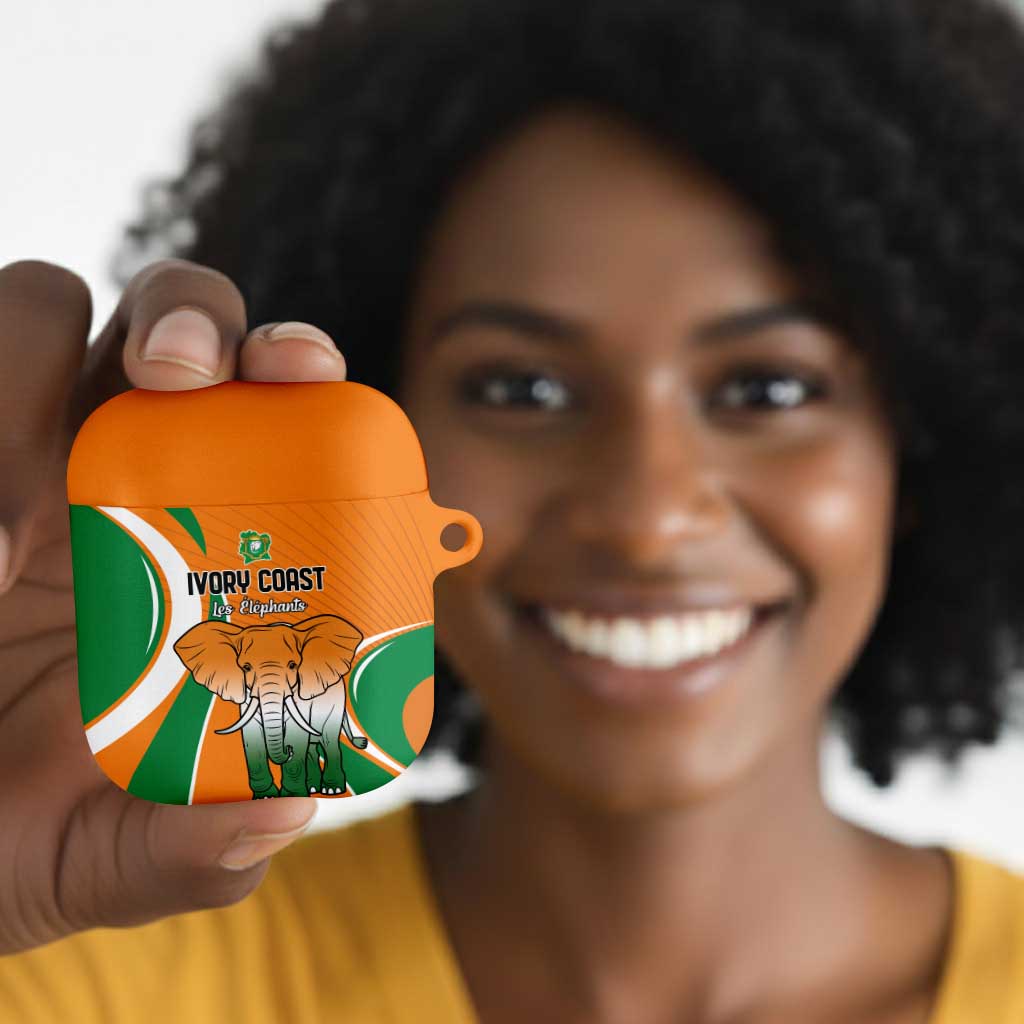 Ivory Coast Football AirPods Case Les Elephants Spirit - African Pride
