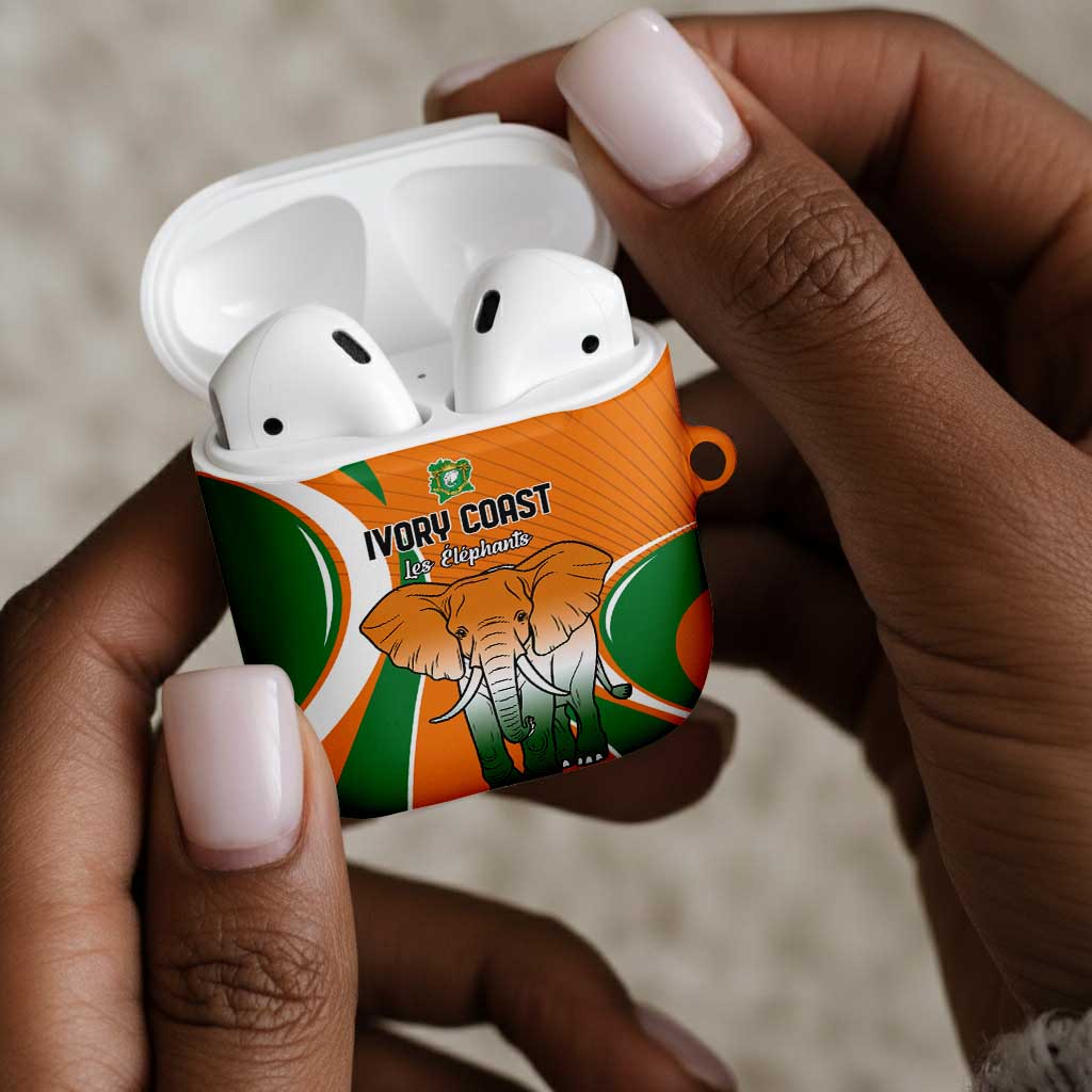 Ivory Coast Football AirPods Case Les Elephants Spirit - African Pride