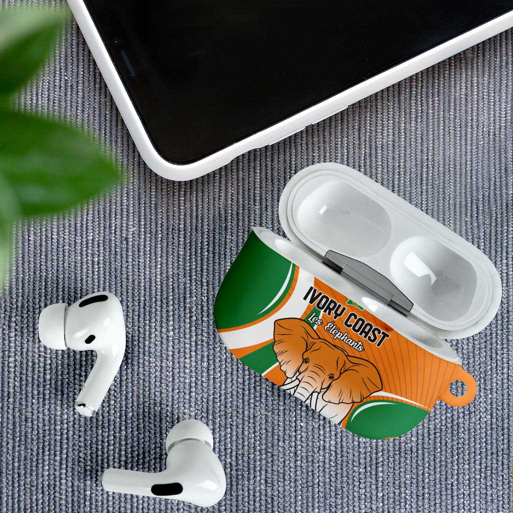Ivory Coast Football AirPods Case Les Elephants Spirit - African Pride