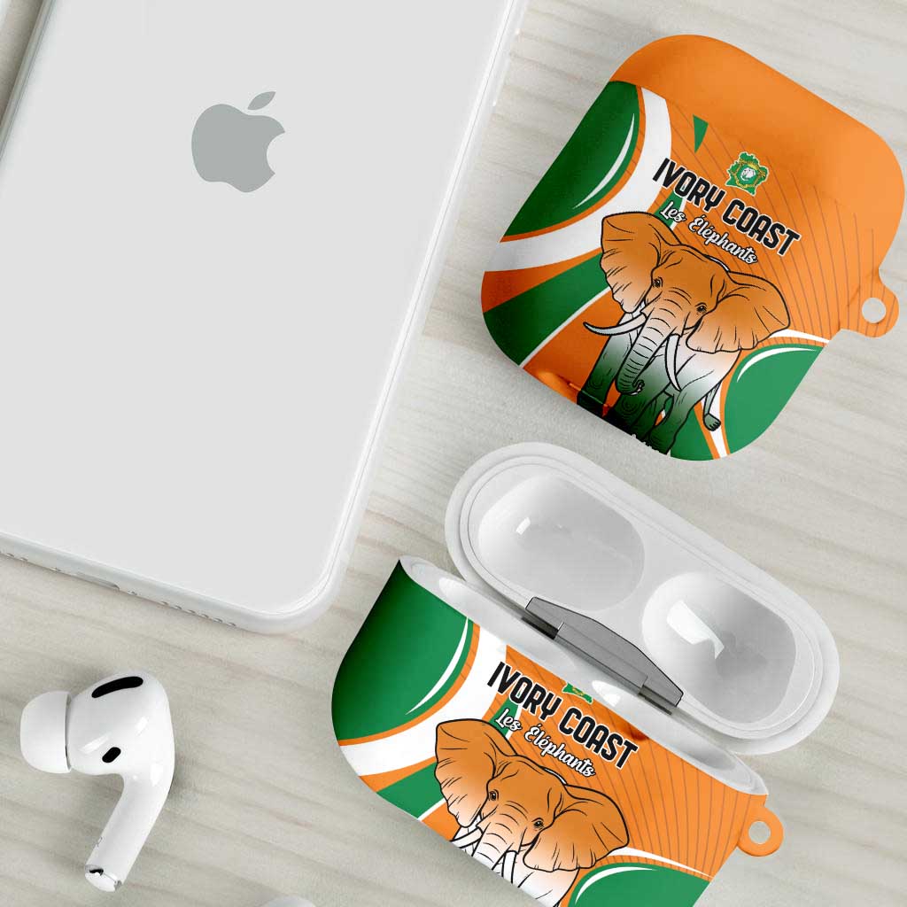 Ivory Coast Football AirPods Case Les Elephants Spirit - African Pride
