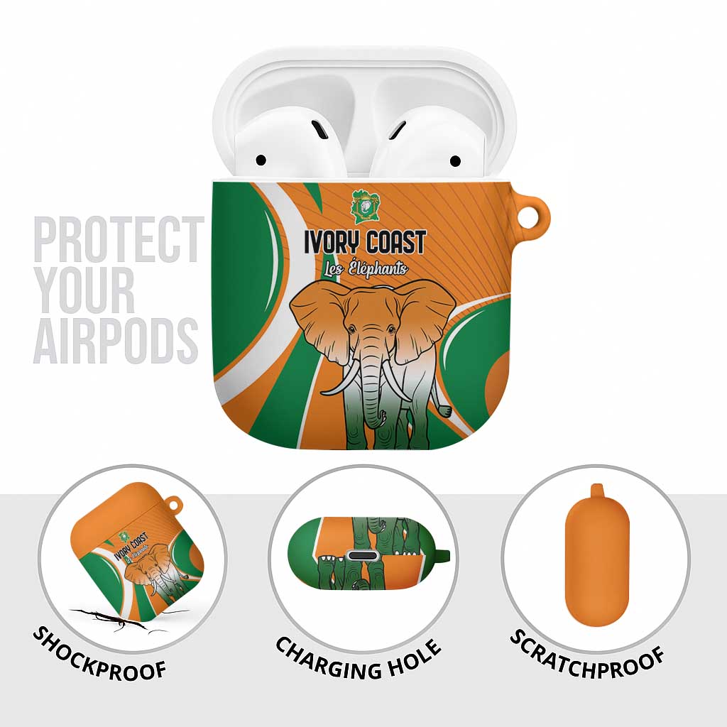 Ivory Coast Football AirPods Case Les Elephants Spirit - African Pride
