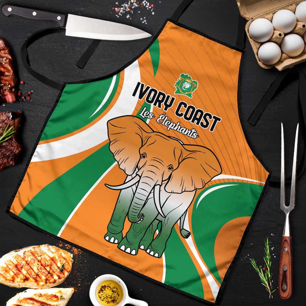 Ivory Coast Football Apron Les Elephants Spirit - African Pride
