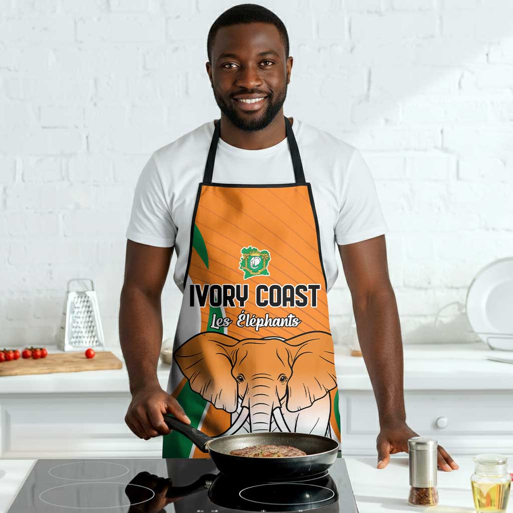 Ivory Coast Football Apron Les Elephants Spirit - African Pride