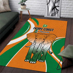 Ivory Coast Football Area Rug Les Elephants Spirit - African Pride