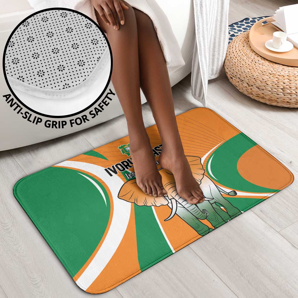 Ivory Coast Football Bathroom Set Les Elephants Spirit - African Pride