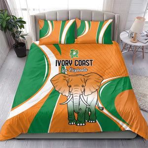 Ivory Coast Football Bedding Set Les Elephants Spirit - African Pride