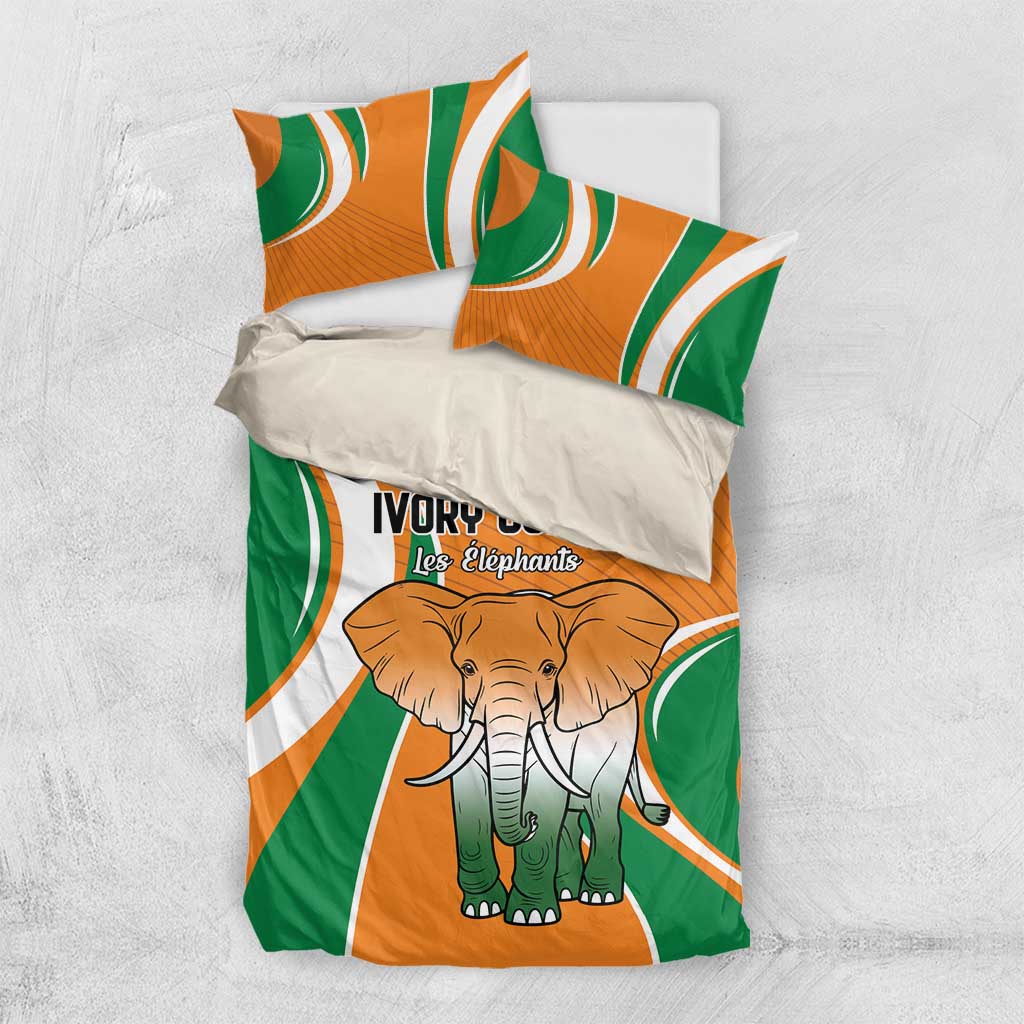 Ivory Coast Football Bedding Set Les Elephants Spirit - African Pride