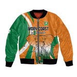 Custom Ivory Coast Football Bomber Jacket Les Elephants Spirit - African Pride