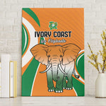 Ivory Coast Football Canvas Wall Art Les Elephants Spirit - African Pride