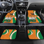 Custom Ivory Coast Football Car Mats Les Elephants Spirit - African Pride