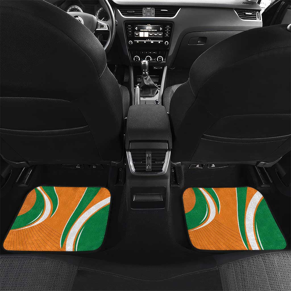 Custom Ivory Coast Football Car Mats Les Elephants Spirit - African Pride