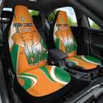 Ivory Coast Football Car Seat Cover Les Elephants Spirit - African Pride