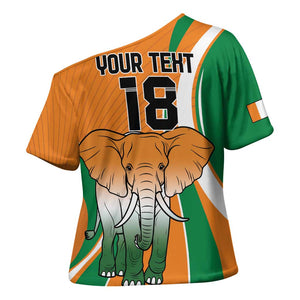 Custom Ivory Coast Football Cross Shoulder Shirt Les Elephants Spirit - African Pride