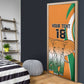 Custom Ivory Coast Football Door Cover Les Elephants Spirit - African Pride