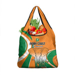 Ivory Coast Football Grocery Bag Les Elephants Spirit - African Pride