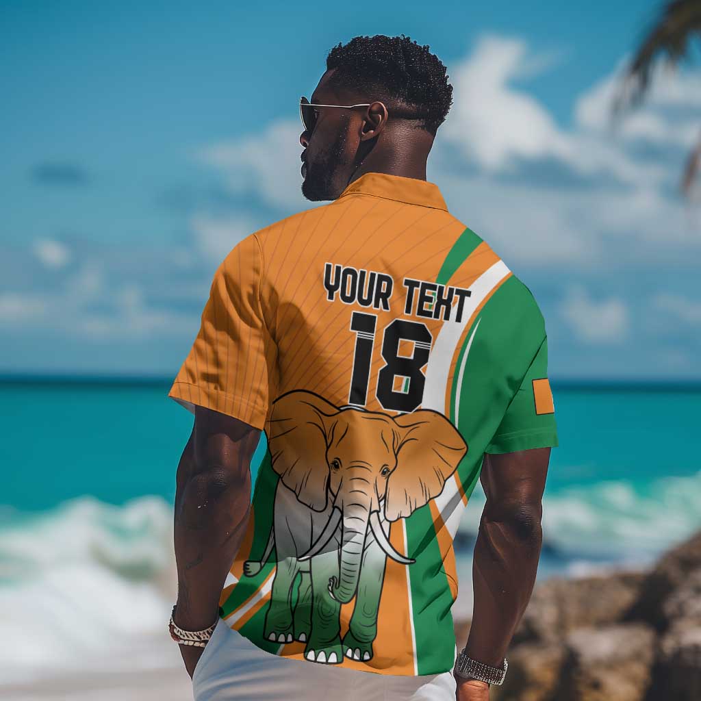 Custom Ivory Coast Football Hawaiian Shirt Les Elephants Spirit LT18