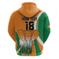Custom Ivory Coast Football Hoodie Les Elephants Spirit - African Pride