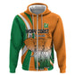 Custom Ivory Coast Football Hoodie Les Elephants Spirit - African Pride