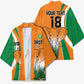 Custom Ivory Coast Football Kimono Les Elephants Spirit - African Pride