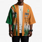 Custom Ivory Coast Football Kimono Les Elephants Spirit - African Pride